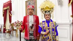 Presiden Jokowi Kenakan Pakaian Adat Dolomani Buton di Upacara HUT RI ke-77