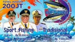 Daftarkan Tim Anda, Buton Utara Fishing Tournament 2022  Total Hadiah  Rp. 200 Juta