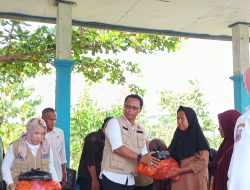 BPBD Butur Salurkan Bantuan  Untuk Korban Banjir di Desa Lapandewa