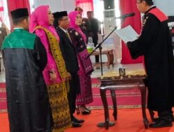 Politisi PAN, Hasrianti Ali Resmi  Dilantik Ketua DPRD Buton Utara
