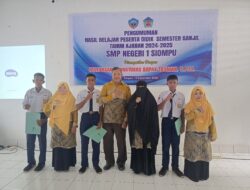 SMPN 1 Siompu Umumkan Hasil Belajar dan Lomba, Dirangkaikan Pelepasan Kepala Sekolah