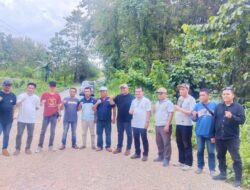 Wakil Bupati Butur Tinjau Titik Pelaksanaan Peningkatan Jalan Provinsi