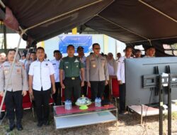 Sahli Bupati Bidang Ekbang Hadiri Groundbreaking Pembangunan SP2G,  Diinisiasi Polres Butur