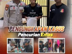 Satreskrim Polres Butur Amankan Pelaku  Pencurian Emas 23 gram
