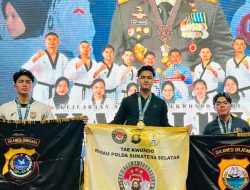 Tim Taekwondo Polda Sultra Raih 5 Medali di Kejurnas Taekwondo Kapolri Cup Ke-7 2026